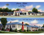 Price&#39;s Motel Postcard Black Hills US Highways 14 &amp; 16  Rapid City South... - $10.89