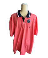 Nautica Men’s Short Sleeve Polo Shirt Orange New 2XL - £27.51 GBP