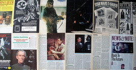 STAR WARS ~ (24) Color, B&amp;W Articles, Adverts, Pin-Ups 1977-1996 ~ B2 Clippings - £11.74 GBP