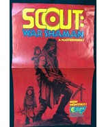 SCOUT: WAR SHAMAN (1988) Eclipse Comics promotional 11&quot; x 17&quot; store poster - $239.91 MXN