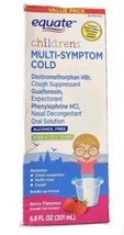 Equate Childrens Multi Symptom Cold Value Pack BERRY Favor, 6.8oz Exp 07... - £7.36 GBP