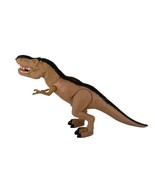 T REX Walking &amp; Roaring Dinosaur Animated Battery Operated Plastic Toy S... - $14.84