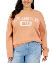 Love Tribe Womens Plus Size Los Angeles Graphic Sweatshirt Size 1X Color Cork - £21.09 GBP