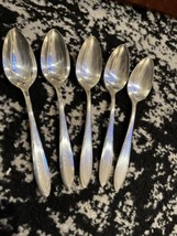 5 Vintage Oneida Nobility Plate Reverie 1937 Silverplate 6-1/8&quot; Teaspoon... - £12.79 GBP