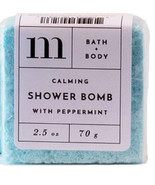 Shower Bomb Steamer Calming with Peppermint by Mixture Bath &amp; Body 2.5 oz - £5.53 GBP