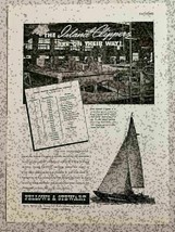 1946 Print Ad Island Clipper Sailboats Fellows &amp; Stewart Terminal Island,CA - £7.04 GBP