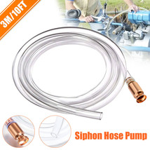 3M/10FT Siphon Hose Pump Self Priming Jiggler Shaker Transfer Fuel Water... - £20.44 GBP