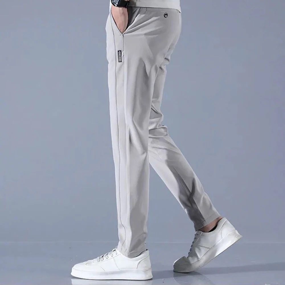 Sporting Men&#39;s Golf Trousers Quick Drying Long Comfortable Leisure Trousers With - £36.97 GBP