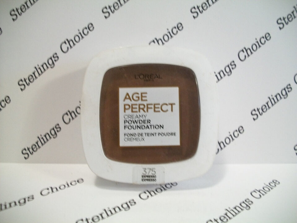 Loreal Age Perfect Creamy Powder Foundation #375 Espresso Unsealed - $6.38