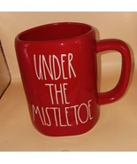 Rae Dunn Coffee Mug Under The Mistletoe Red Christmas Artisan Collection - $424.25 MXN