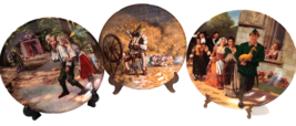 Set Of 3 Grimms Fairy Tales Collector Plates GERMAN Charles Gehm Measures 7.75&quot; - £33.47 GBP