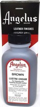Angelus BROWN LUSTRE CREAM Cleaner Polish Conditioner Leather shoes boot... - $20.75