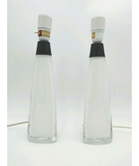 RARE Large CARL FAGERLUND for ORREFORS Art Glass Table Lamps Mid Century Modern  - $550.00