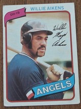 Willie Aikens, Angels 1980 #368 Topps  Baseball Card - GDC COND GREAT CARD - £2.35 GBP