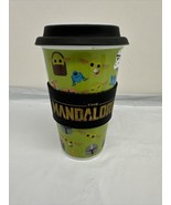 Star Wars Baby Yoda Mandalorian Ceramic Travel Mug Lid Tumbler Cup Galer... - €10,92 EUR