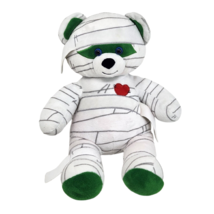 16&quot; Build A Bear Halloween White + Green Mummy Stuffed Animal Plush Toy Babw - £52.52 GBP