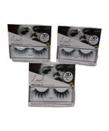 Lot of 3 X Kiss Lash Couture Triple Push-Up 3D Volume Lashes – “Teddy” #... - $34.83 CAD