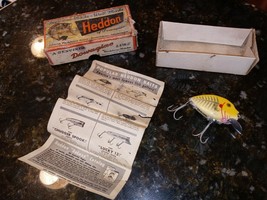 Vintage Heddon Pumkinseed Sunfish with Box and Papers - Please Read - £68.83 GBP