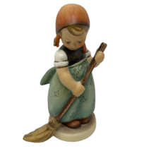 Vintage Goebel  Hummel "Little Sweeper" W. Germany Figurine - $18.99