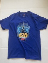 Star Wars Blue Shirt Size Medium 2016 Jedi Knight Disneyland Resort 5K - $19.72