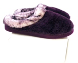 Cuddl Duds Women Frosted Faux Fur Clog Slipper- Boysenberry, Large (US 9... - $15.39