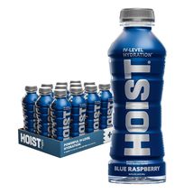 HOIST Premium Hydration Electrolyte Drink, Blue Raspberry, 16 Fl Oz (Pack of 12) - £27.96 GBP