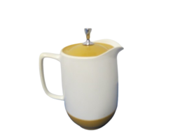 Vtg 60s Thermos Insulated Ware Mustard Golden Harvest Water Pitcher Plastic - £12.42 GBP