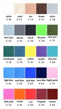 Color Samples for COTTON  seat covers , so you can check if it matches interior - £0.78 GBP