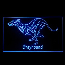 210245B Greyhound brown hair pretty Muscular Rescue Dog Pet LED Light Sign - £17.62 GBP