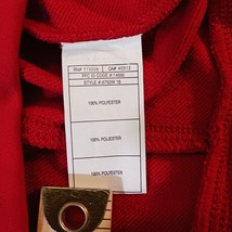 Adidas Climalite LATECH Men's Red 1/4 Zip Pullover Shirt Long Sleeve Size Medium image 6