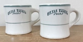 Set Pair 2 Vtg Little Tavern Shops Walker China Coffee Mugs - $990.00