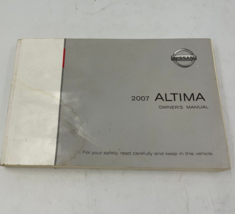 2007 Nissan Altima Owners Manual OEM A04B60002 - $17.99