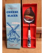 Vintage Kaasschaaf Holland Cheese Slicer with Delft Ceramic Handle Origi... - $30.82 CAD