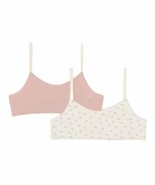 Petit Bateau Girls&#39; Floral Patterned Cotton and Elastane Bralettes - 2-P... - £34.71 GBP