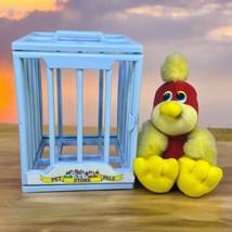 VTG Tonka Pet Store Pals 8” Parrot w/Cage Plush Bird Red Stuffed Animal Toy HTF - £17.96 GBP