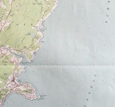 Map York Beach Maine USGS 1973 Topographic Vintage Geo 1:24000 27x22&quot; TOPO11 - $44.99