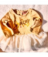 Juicy Couture 0–3M Baby Girl Gold Sparkle Long Sleeve Tutu Dress - €15,37 EUR