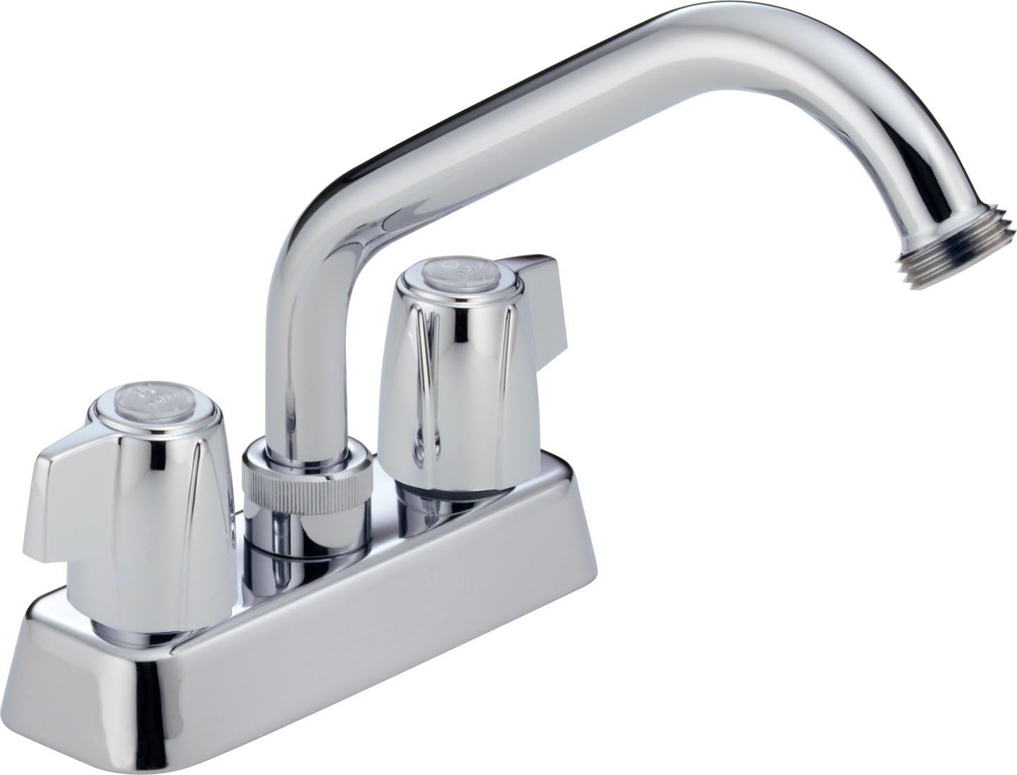 Peerless 2-Handle Centerset Utility Sink Faucet, Chrome P299232. - $45.98