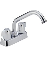 Peerless 2-Handle Centerset Utility Sink Faucet, Chrome P299232. - $932.20 MXN
