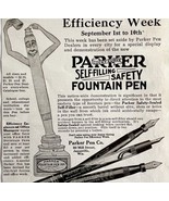 1916 Parker Fountain Pen Advertisement Writing Supplies Tools Ephemera D... - $27.39 CAD