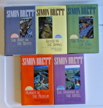 5 Books  Simon Brett Fethering Mysteries # 1-5 Hardcover 1st 1st Beach, Downs + - £23.58 GBP