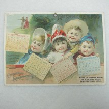 Antique 1889 Advertising Calendar Metropolitan Life Insurance Co New York &amp; Ohio - £15.72 GBP