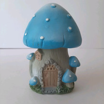 Fairy Mushroom House Figurine 5&quot; Enchanting Forest Home Garden Decor Acc... - £3.90 GBP