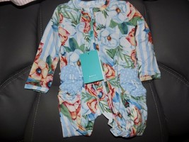 POSH PEANUT VICTORIA LONG SLEEVE FOOTIE SIZE 0/3 MONTHS NEW - $96.20