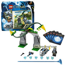 Year 2013 Lego Legends Of Chima 70109 - Whirling Vines With Gorzan (81 Pcs) - £24.17 GBP