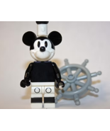 Minifigure Custom Toy Figure Mickey Mouse Steamboat Willie Disney Cartoon - €5,52 EUR