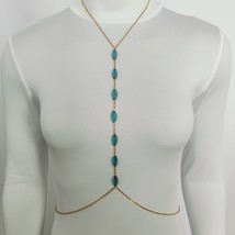 Gold Body Chain,Body Jewelry,Bikini Jewelry,Burning Man Bodychain Jewelry - $32.00