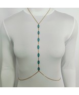 Gold Body Chain,Body Jewelry,Bikini Jewelry,Burning Man Bodychain Jewelry - $32.00