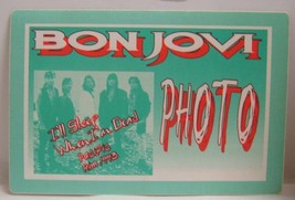 JON BON JOVI / RICHIE SAMBORA - OLD BON JOVI TOUR CONCERT CLOTH BACKSTAG... - $10.00