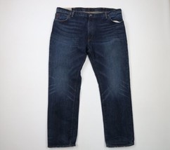 Vintage Ralph Lauren Mens 42x32 Distressed Hampton Straight Leg Denim Jeans - $58.36